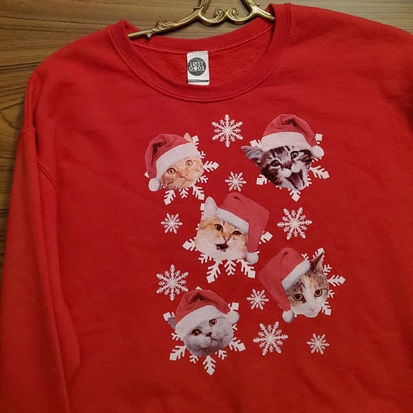 Lost Gods Cats Ugly Christmas Sweater - Picture 5 of 9